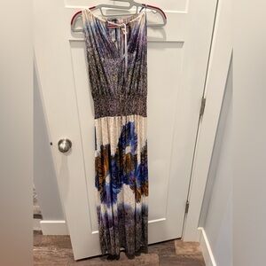 Shoreline Wear Plus Size Maxi Dress L XL Multicolor Sleeveless Stretch